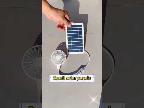 This is a small solar panel convenient for daily use #solarpanel #solarsavings #greenenergy