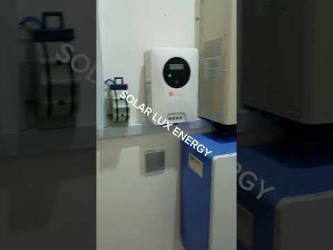 5kva inverter with 10kwh lithium battery paired with 5.4kw solar panels