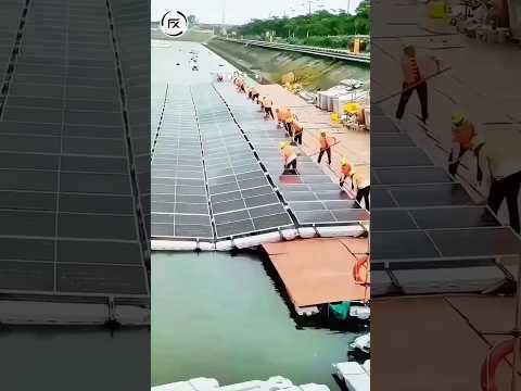 China’s Floating Solar Panels Are Changing The Future! 😱☀️ #shorts