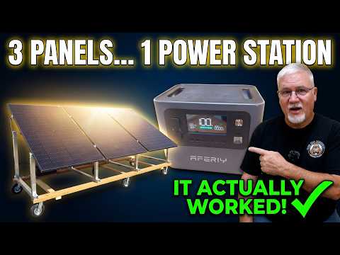 Can You Connect Different Solar Panels to Both Ports on the Aferiy P280? I Tested It!