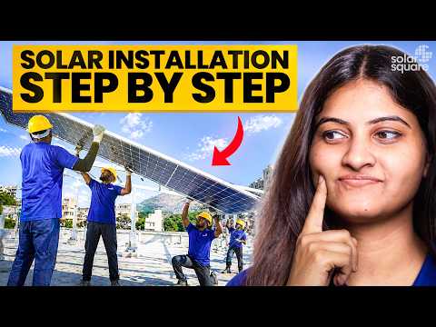 Rooftop Solar Complete Step-By-Step Installation For Home | Solar Panel Installation for Home