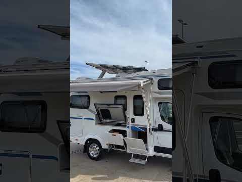 Off-Grid Ready: This RV’s Rooftop Solar Panels Power Your Adventures Anywhere#SolarRV #VanLifeTech