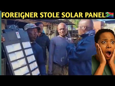 South Africa: Foreigner Found with Stolen Solar Panels | American Man Supports South Africa 🇿🇦