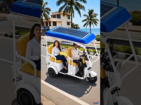 New Solar Power E-Rickshaw 2026 #solarautorickshaw #evautorickshaw