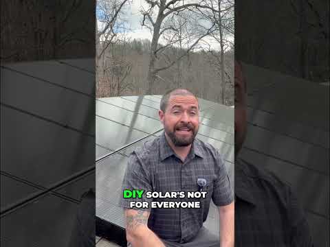 Solar Panel Install: Secret Roof Sealant & DIY Warning! #shorts