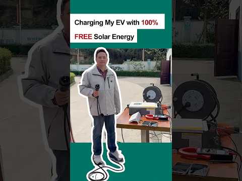 Charging My EV with 100%  FREE Solar Energy