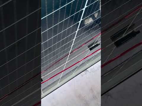 Today Microtek solar panels 2kva installation #solar #installation #microtek #solo #backuppower