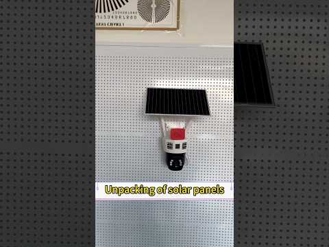 This solar panel can be quickly installed and connected to a camera for use #solarpanel #solar