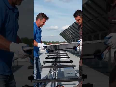 High efficiency solar panel captures more sunlight#SolarPanel #HighEfficiency #Solar #CleanEnergy