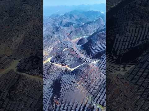 China Ke Floating Solar Panels 😱 #viralvideo #construction #didyouknow