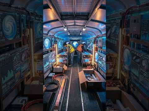 Rusty School Bus to Off-Grid Dream Home #busconversion #solarpanels #diy