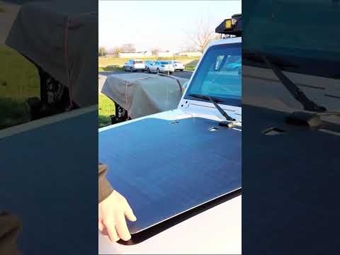 This Jeep Rubicon owner added hood solar panel for one simple reason
