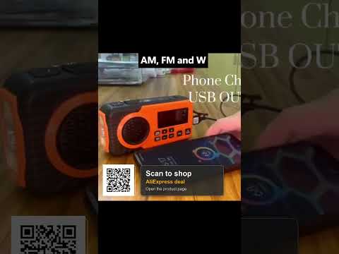 Solar Hand Crank Emergency Weather /AM/FM Portable Radio https://s.click.aliexpress.com/e/_c3TMfSE7