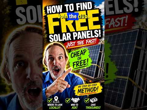 FREE Solar Panels? My Step-by-Step Method to Find Cheap Solar Panels