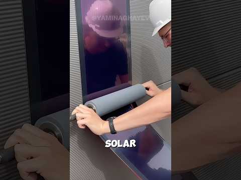 Flexible Solar Panels You Can Stick Anywhere⚡️#businessideas #solarenergy #greenenergy #usashorts