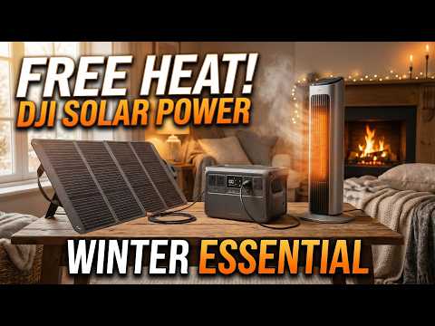 FREE HEAT This Winter?! DJI Solar Power Station Test!