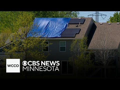 Solar panel fire damages Twin Cities home