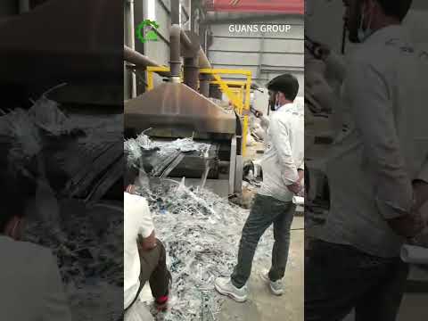🔥 Double Glass Solar Panel Pyrolysis Recycling Machine in Action! #BifacialSolarPanelRecycling