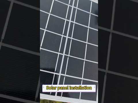 This solar panel is highly suitable for use with outdoor cameras #solarpanel #solarsavings