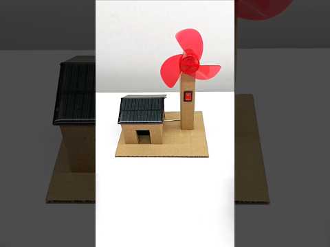 Solar Energy Science Project || How To Make Solar Fan Model #shorts
