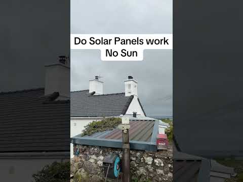 Do solar panels work when there’s no sun?  #netzero  #renewableenergy ￼