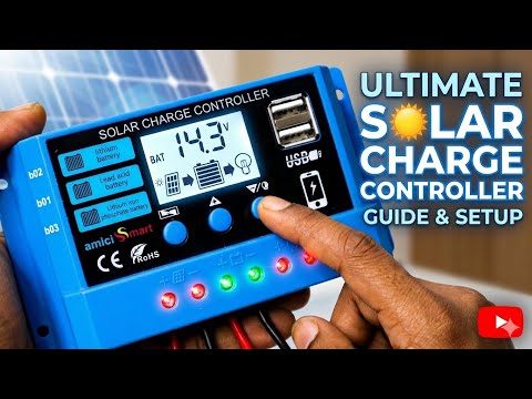 Solar Charge Controller Setup | amicismart solar charge controller all features