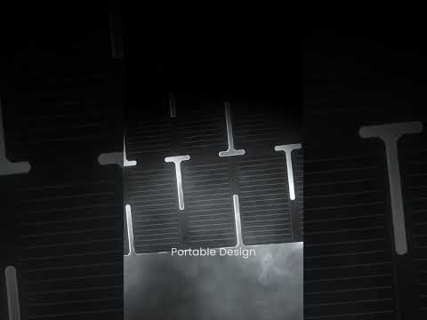 Portable Solar Panel – light to carry, tough to stop.