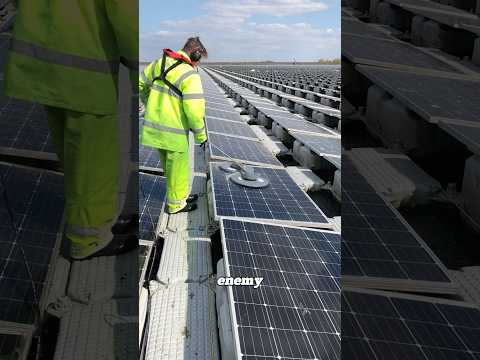 This Is Why Solar Panels Need Constant Cleaning！ #foryou #shorts